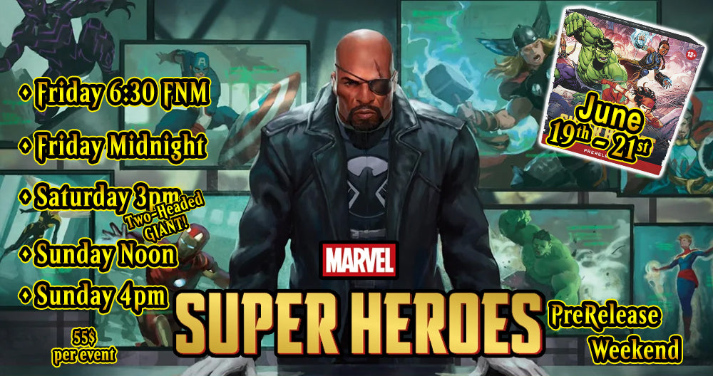 Marvel MTG PreRelease Weekend - June 19th