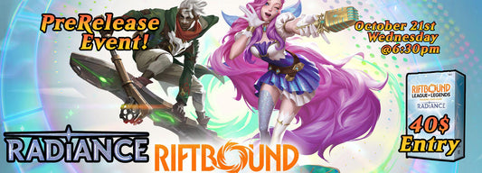 Riftbound Radiance PreRelease October 21st