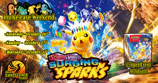 Surging Sparks Pokemon PreRelease 26 Octobre