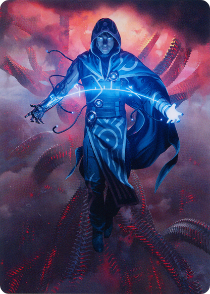 Jace, the Perfected Mind // Jace, the Perfected Mind (AONE-015) (Borderless) [Phyrexia: All Will Be One Art Series]
