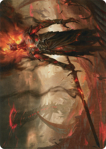 Ashen Reaper // Ashen Reaper (AMOM-046) (Borderless) [March of the Machine Art Series]