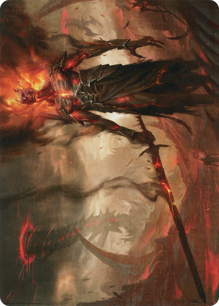 Ashen Reaper // Ashen Reaper (AMOM-046) (Borderless) [March of the Machine Art Series] Foil