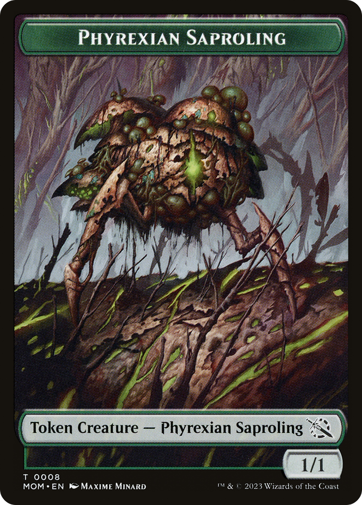 Phyrexian Saproling (TMOM-008) [March of the Machine Tokens]