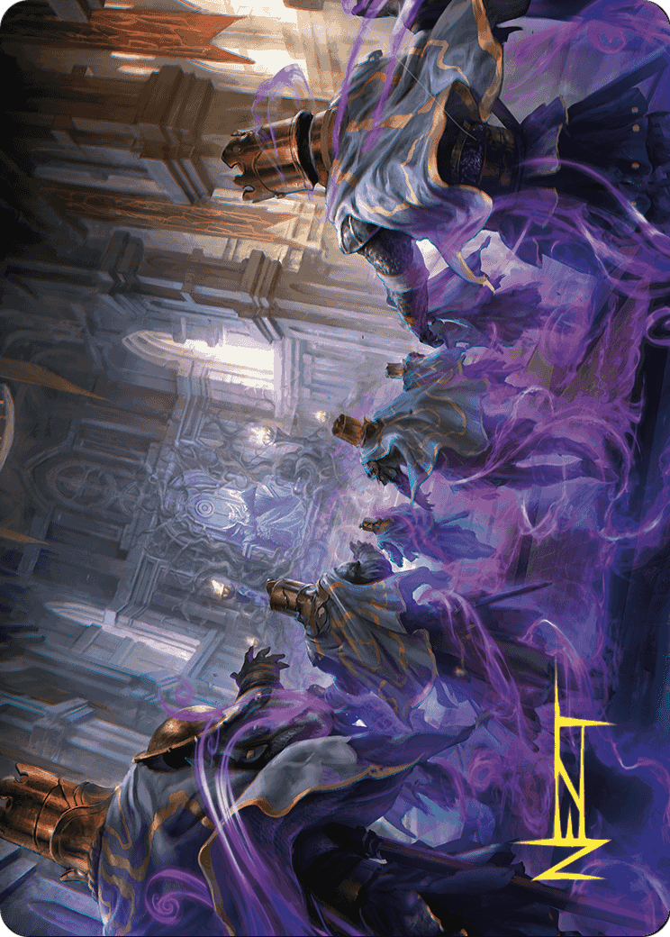 Eerie Interference // Eerie Interference (AWOE-004) (Borderless) [Wilds of Eldraine Art Series]