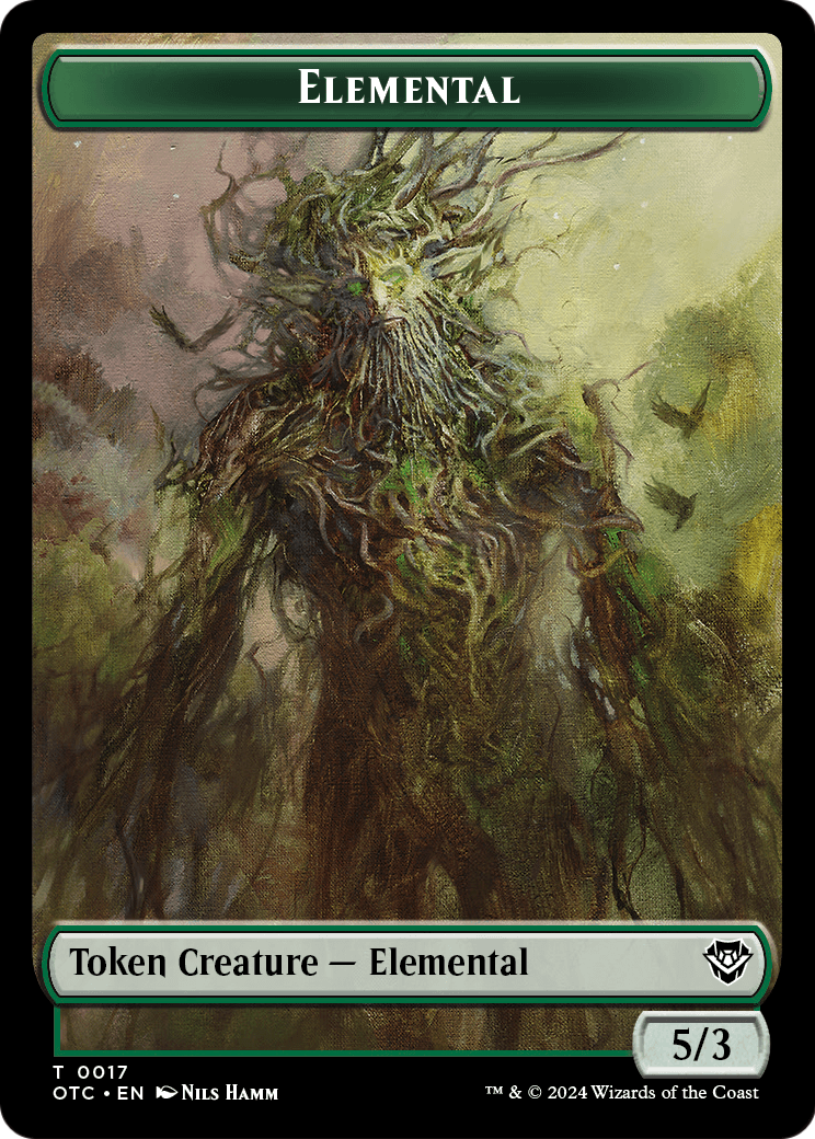 Elemental (TOTC-017) [Outlaws of Thunder Junction Commander Tokens]
