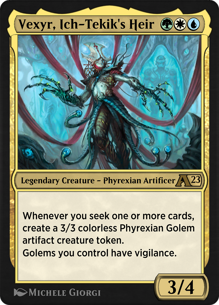 Vexyr, Ich-Tekik's Heir (YONE-029) [Alchemy: Phyrexia]