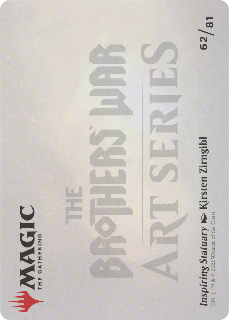 Inspiring Statuary // Inspiring Statuary (ABRO-062) (Borderless) [The Brothers' War Art Series] Foil
