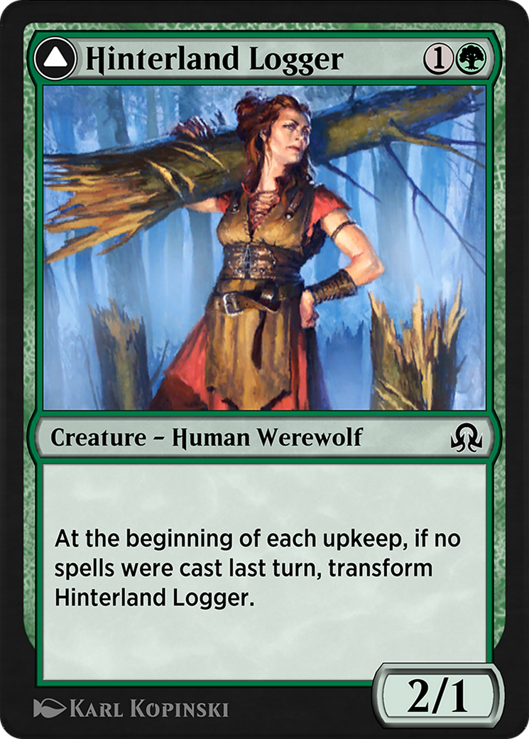 Hinterland Logger // Timber Shredder (SIR-201) [Shadows over Innistrad Remastered]
