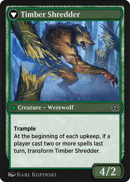 Hinterland Logger // Timber Shredder (SIR-201) [Shadows over Innistrad Remastered]