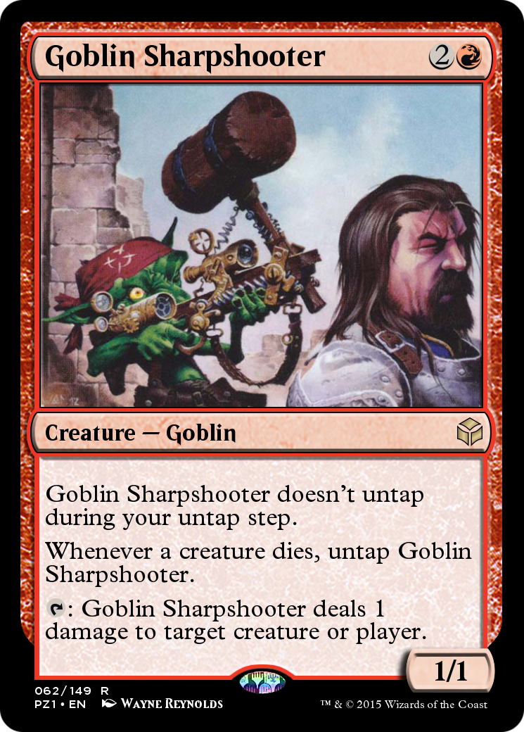 Goblin Sharpshooter (PZ1-062) [Legendary Cube Prize Pack]