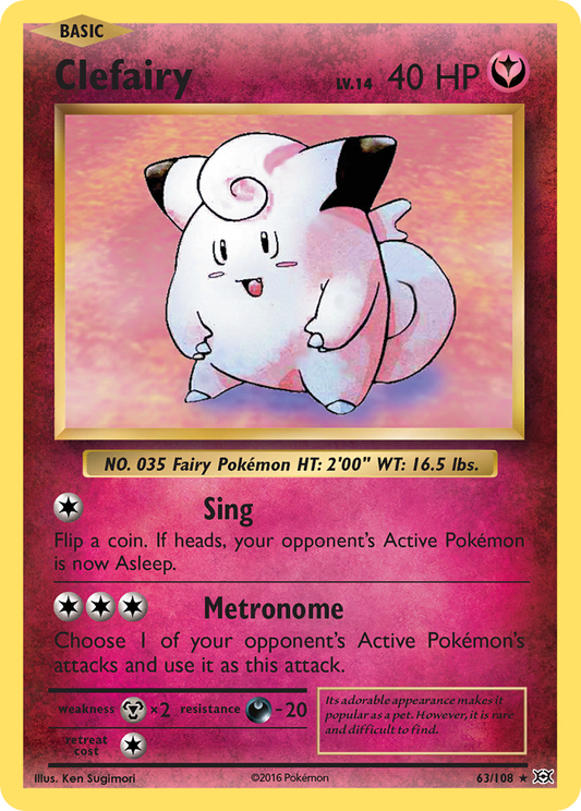 Mélofée (63/108) [XY : Évolutions]