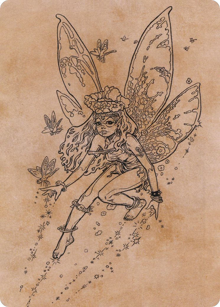 Pixie Guide // Pixie Guide (AAFR-078) (Borderless) [Adventures in the Forgotten Realms Art Series]