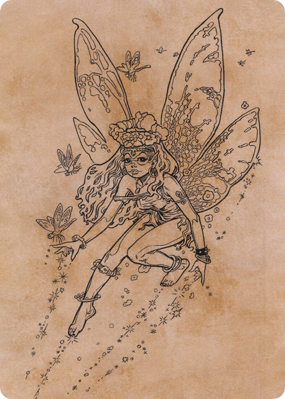 Pixie Guide // Pixie Guide (AAFR-078) (Borderless) [Adventures in the Forgotten Realms Art Series] Foil