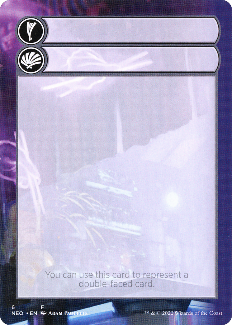 Double-Faced Substitute Card (SNEO-006) (Borderless) [Kamigawa: Neon Dynasty Substitute Cards]