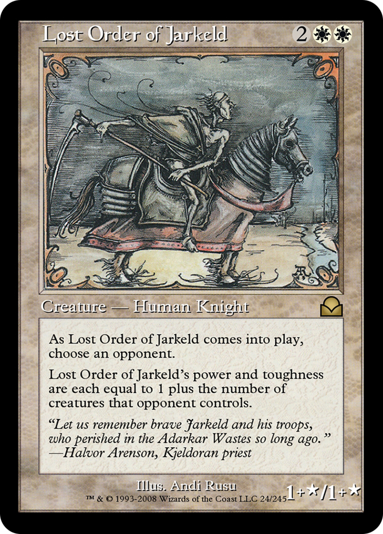 Lost Order of Jarkeld (ME2-024) [Masters Edition II]