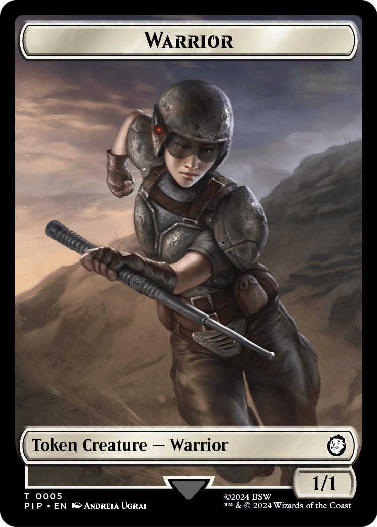 Warrior (TPIP-005) [Fallout Tokens] Foil