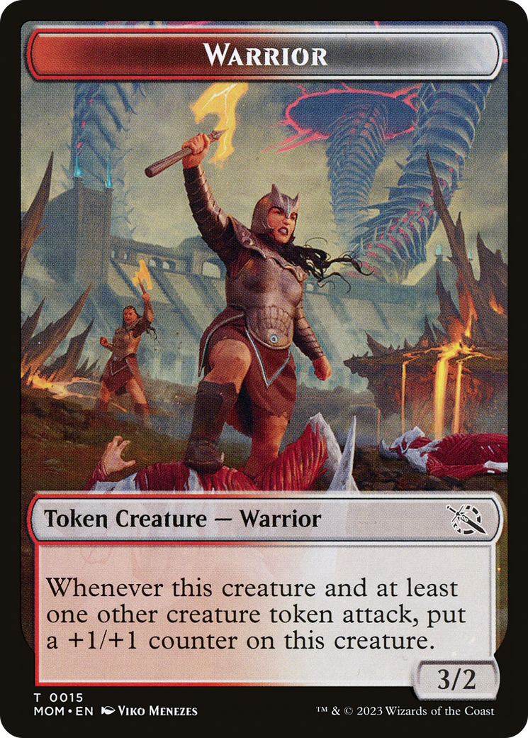 Warrior (TMOM-015) [March of the Machine Tokens] Foil