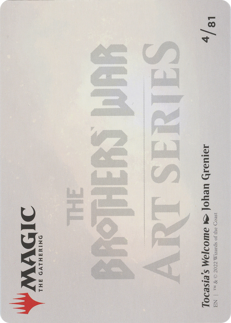 Tocasia's Welcome // Tocasia's Welcome (ABRO-004) (Borderless) [The Brothers' War Art Series] Foil