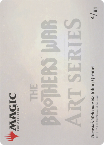 Tocasia's Welcome // Tocasia's Welcome (ABRO-004) (Borderless) [The Brothers' War Art Series] Foil