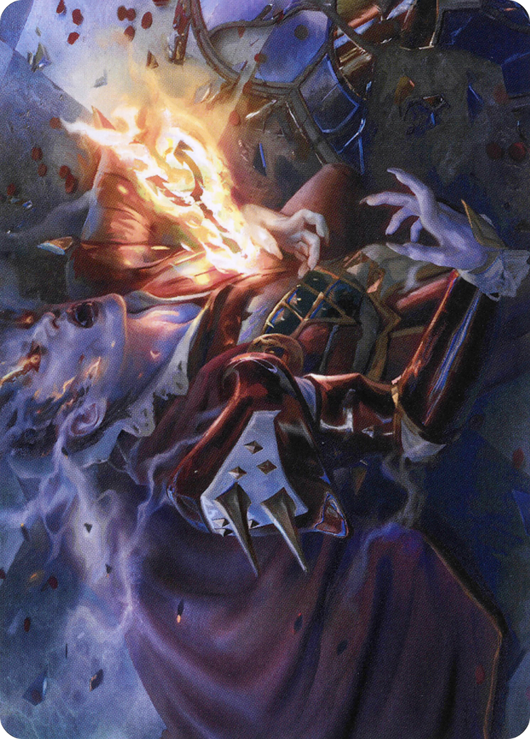 Flame-Blessed Bolt // Flame-Blessed Bolt (AVOW-044) (Borderless) [Crimson Vow Art Series] Foil