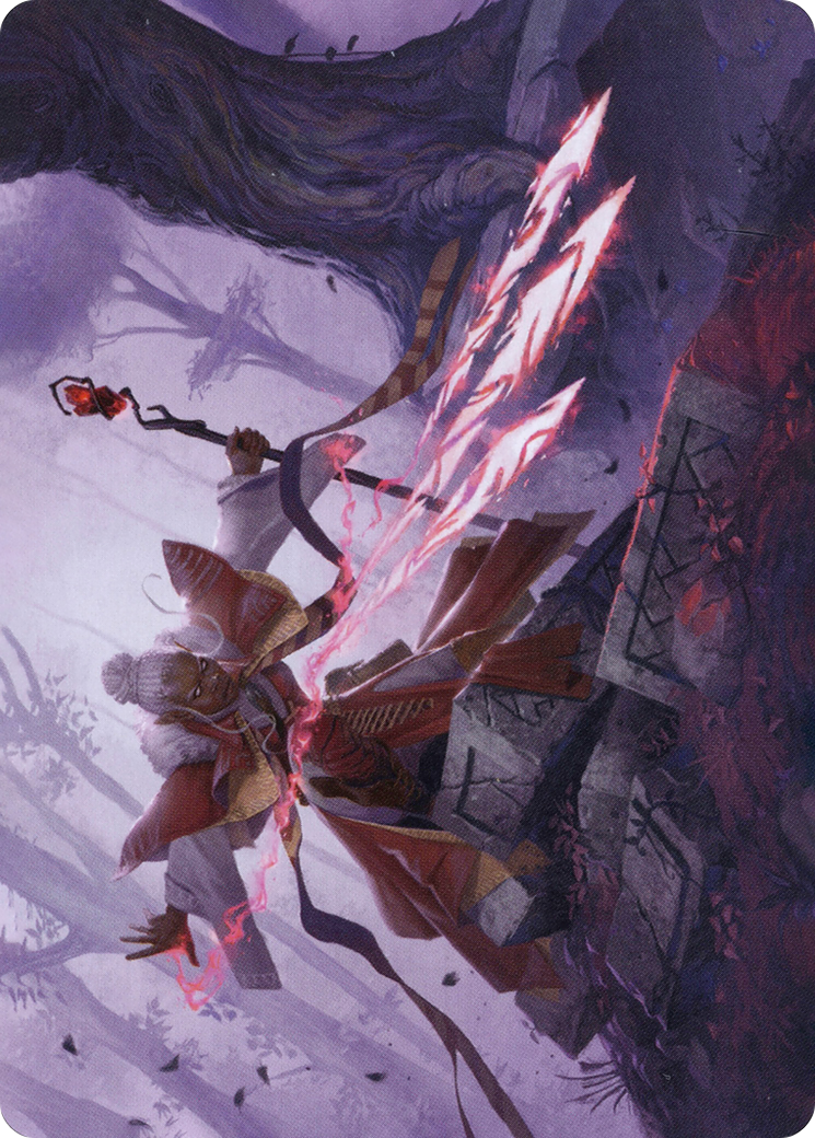 Magic Missile // Magic Missile (AAFR-048) (Borderless) [Adventures in the Forgotten Realms Art Series]