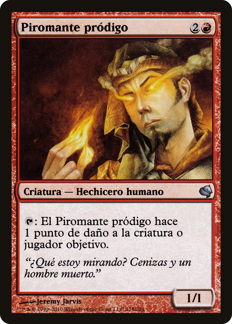 Prodigal Pyromancer (Spanish) - "Piromante prodigo" (PS11-118) [Salvat 2011]