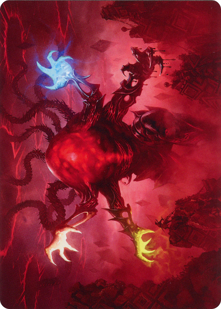 Omnath, Locus of All // Omnath, Locus of All (AMOM-051) (Borderless) [March of the Machine Art Series]