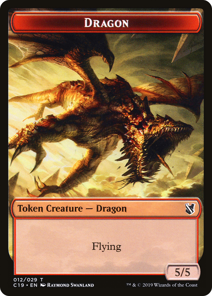 Dragon (TC19-012) [Commander 2019 Tokens]