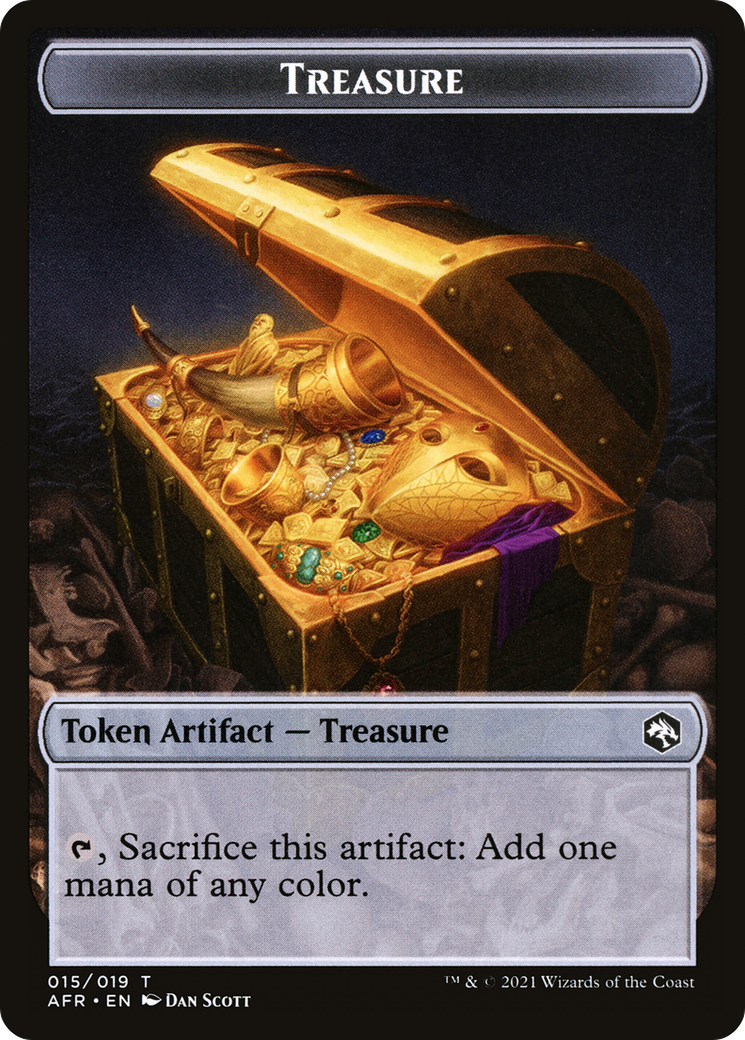 Treasure Token (AFR-015) [Adventures in the Forgotten Realms Tokens] Foil