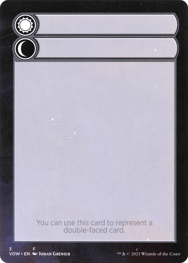 Double-Faced Substitute Card (SVOW-003) (Borderless) [Innistrad: Crimson Vow Substitute Cards]