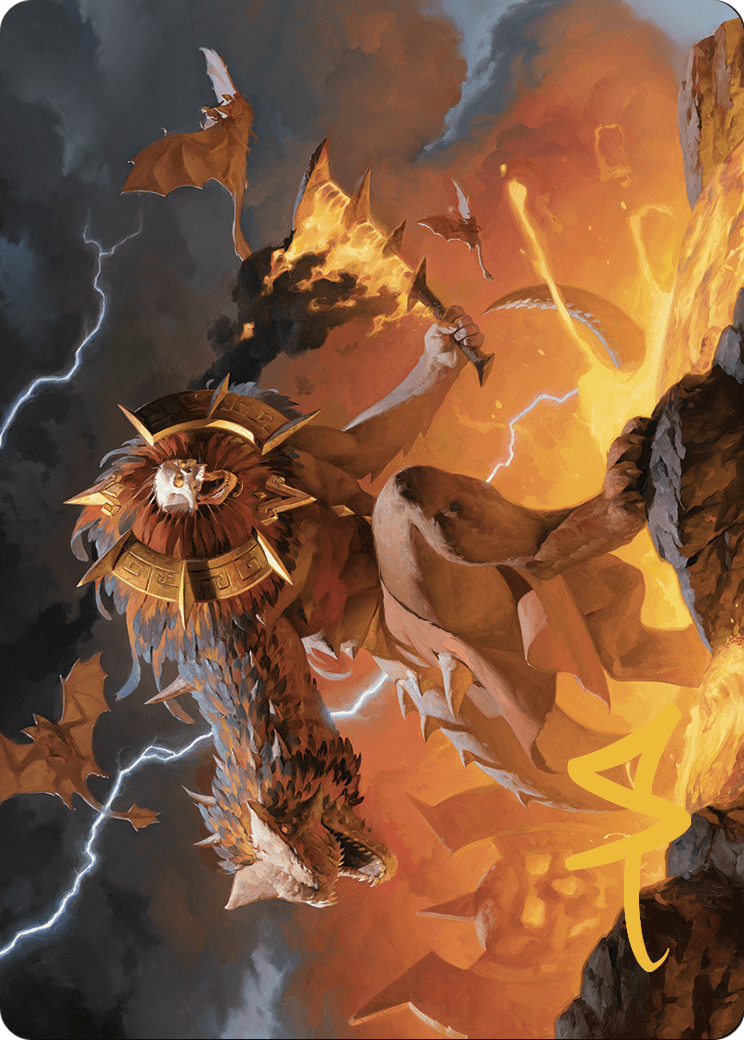 Ojer Axonil, Deepest Might // Ojer Axonil, Deepest Might (ALCI-020) (Borderless) [The Lost Caverns of Ixalan Art Series] Foil