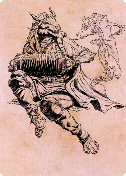 Korlessa, Scale Singer // Korlessa, Scale Singer (ACLB-068) (Borderless) [Battle for Baldur's Gate Art Series]