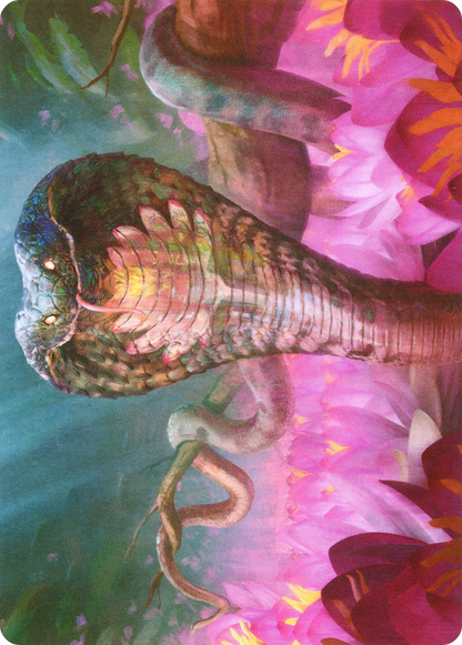 Lotus Cobra // Lotus Cobra (AZNR-071) (Borderless) [Zendikar Rising Art Series] Foil