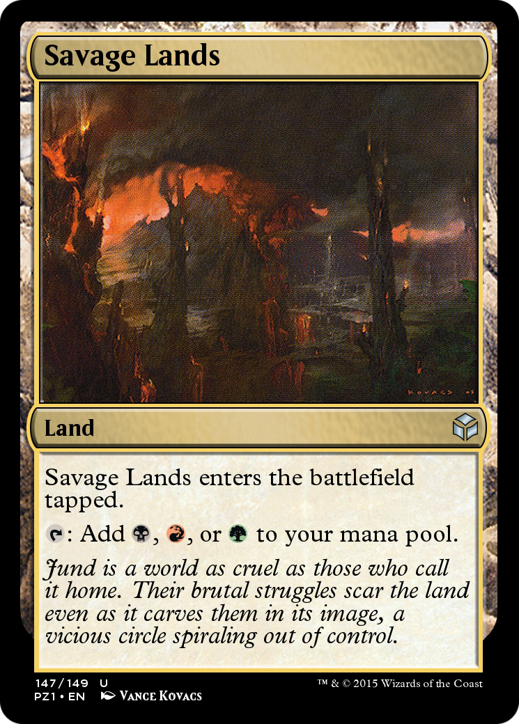 Savage Lands (PZ1-147) [Legendary Cube Prize Pack]