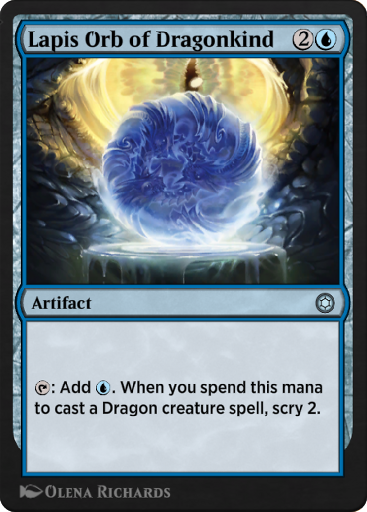 Lapis Orb of Dragonkind (HBG-127) [Alchemy Horizons: Baldur's Gate]