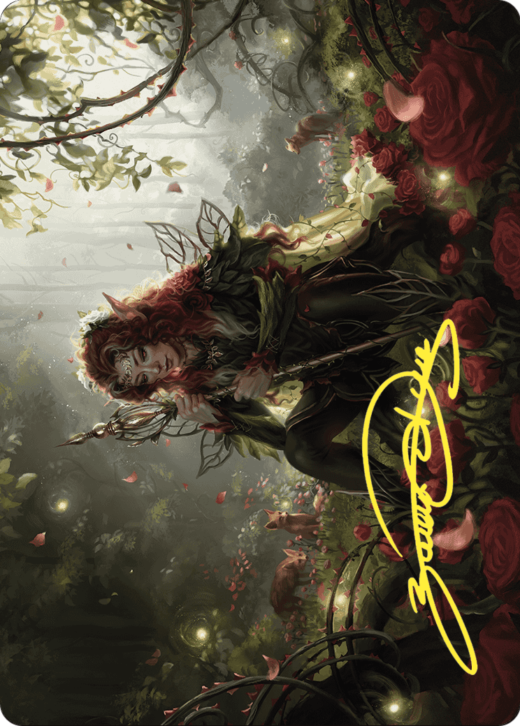 Yenna, Redtooth Regent // Yenna, Redtooth Regent (AWOE-035) (Borderless) [Wilds of Eldraine Art Series] Foil