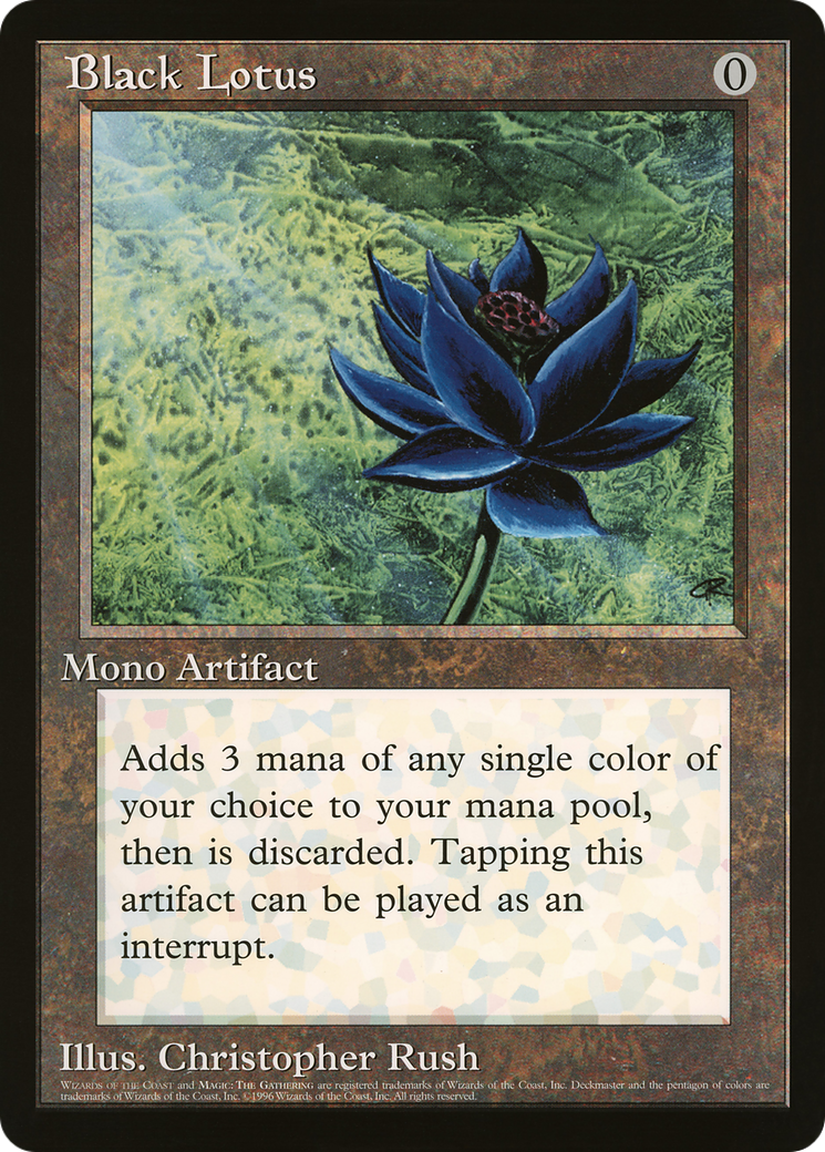 Black Lotus (O90P-002) [Oversized 90's Promos]