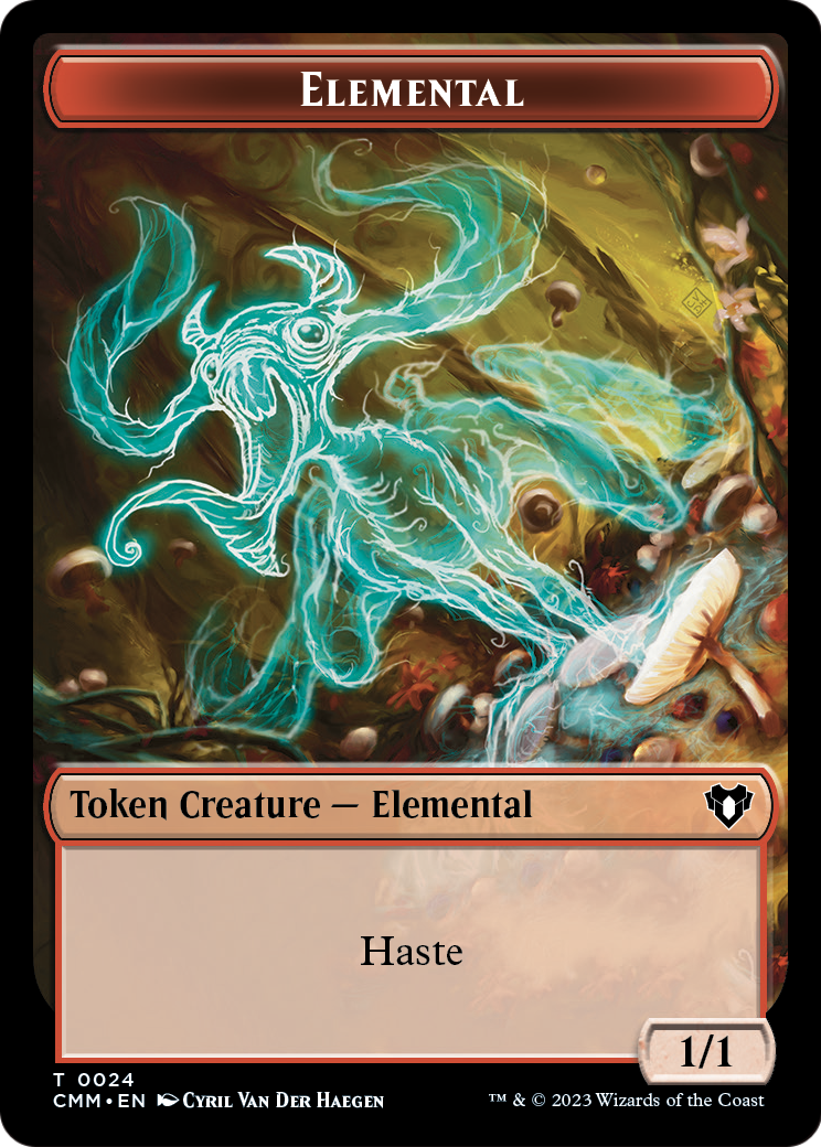 Elemental (TCMM-024) [Commander Masters Tokens] Foil