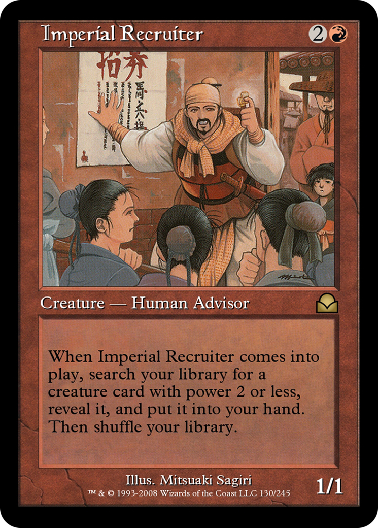 Imperial Recruiter (ME2-130) [Masters Edition II]