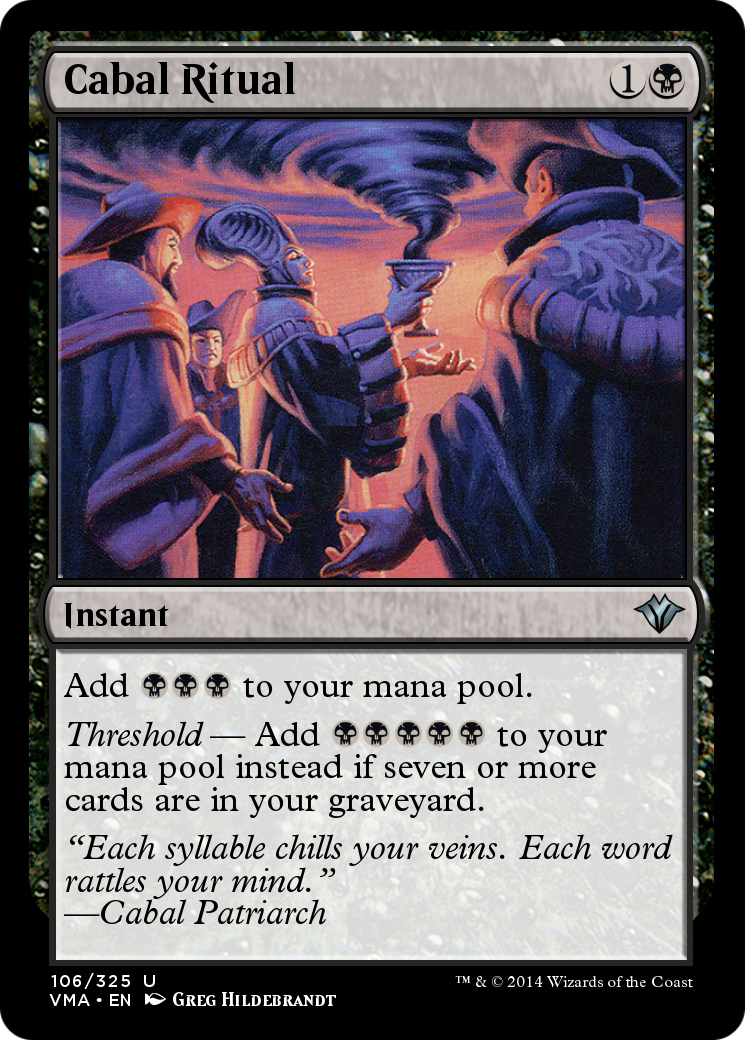 Cabal Ritual (VMA-106) [Vintage Masters]