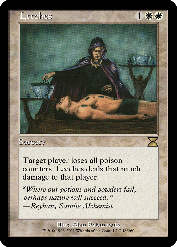 Leeches (ME4-018) [Masters Edition IV] Foil