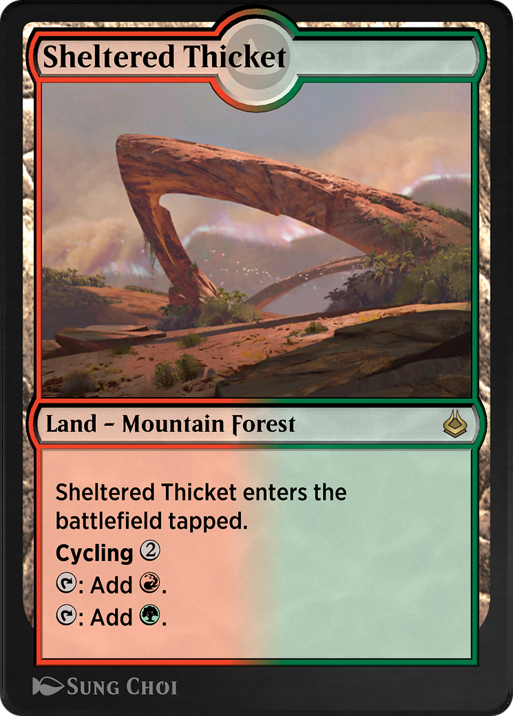 Sheltered Thicket (AKR-330) [Amonkhet Remastered]