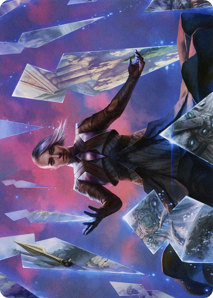 Behold the Multiverse // Behold the Multiverse (ASKHM-010) (Borderless) [Art Series: Kaldheim] Foil