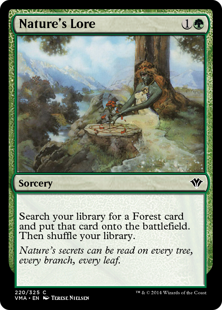 Nature's Lore (VMA-220) [Vintage Masters] Foil