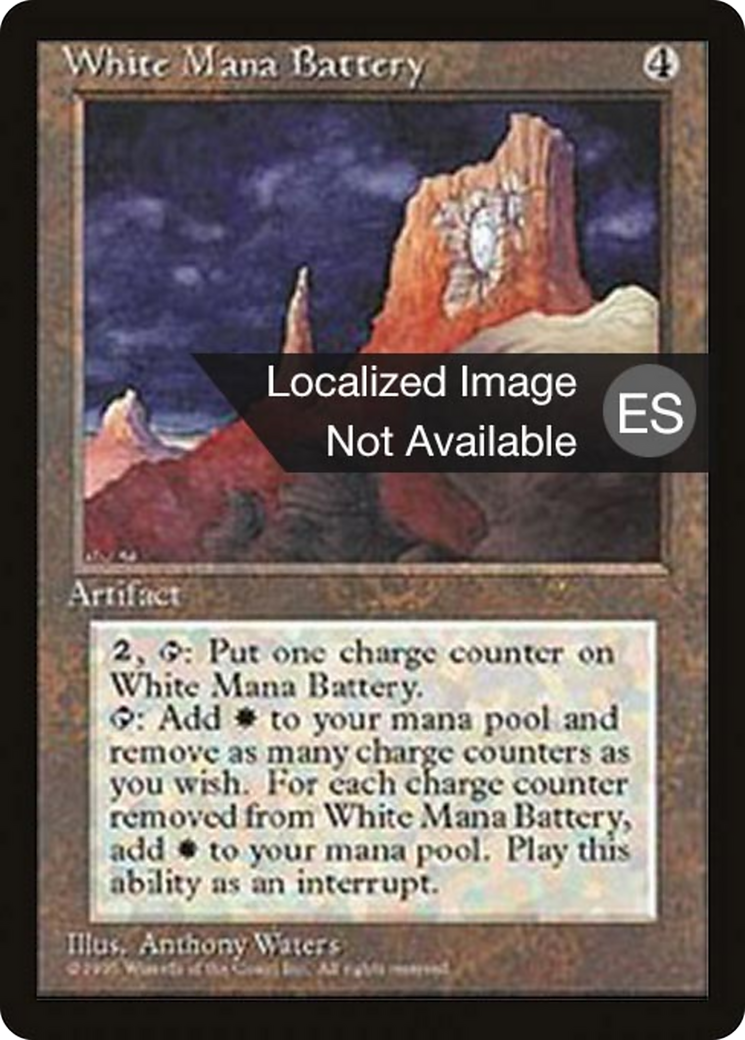 White Mana Battery (4BB-357) [Fourth Edition Foreign Black Border]