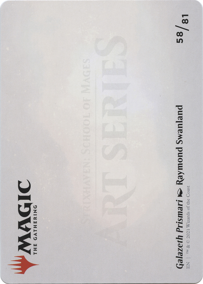 Galazeth Prismari // Galazeth Prismari (ASTX-058) (Borderless) [Strixhaven Art Series] Foil