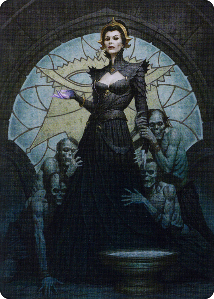 Liliana of the Veil // Liliana of the Veil (ADMU-024) (Borderless) [Dominaria United Art Series] Foil