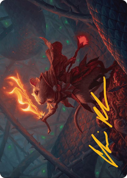 Emberheart Challenger // Emberheart Challenger (ABLB-019) (Borderless) [Bloomburrow Art Series] Foil