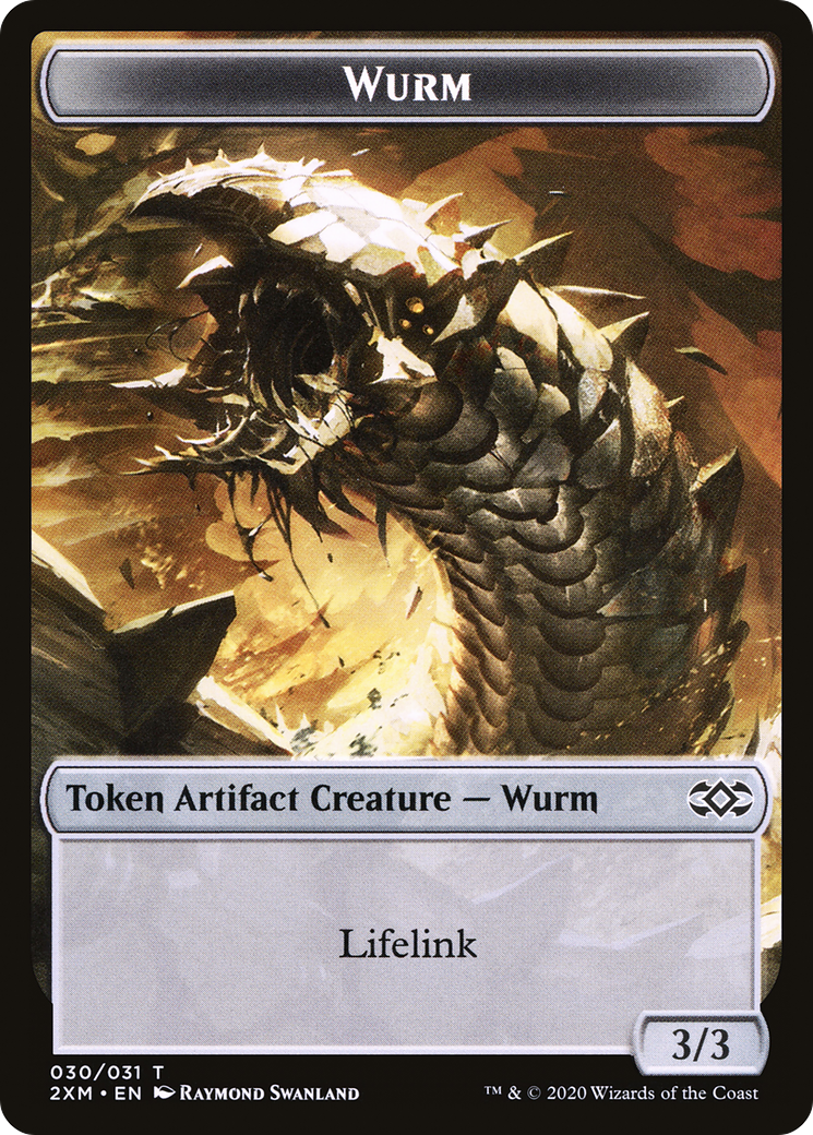 Wurm (T2XM-030) [Double Masters Tokens] Foil