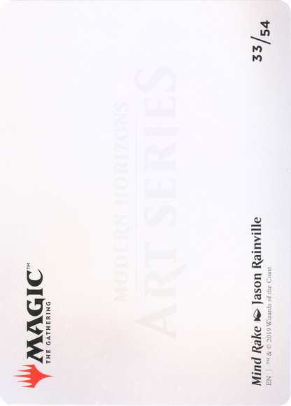 Mind Rake // Mind Rake (AMH1-033) (Borderless) [Modern Horizons Art Series]